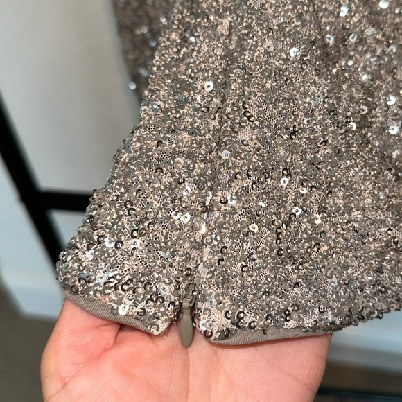 Express asymmetrical sequin top – size medium - Picture 4 of 6